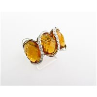 Anneau Damiata Gioielli Femme in Or blanc Quarzo 2158/102-D199 - 2158/102-D199